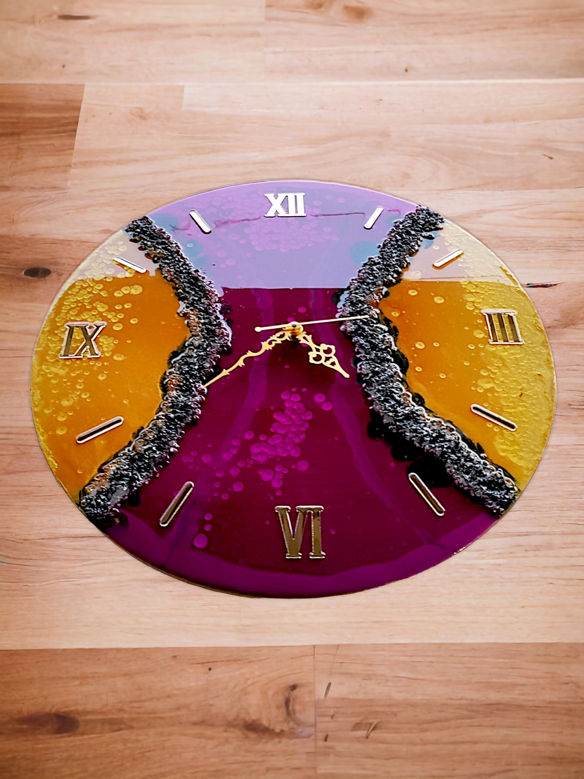 Epoxy Art Wall Clock – Unique & Stylish - Image 2