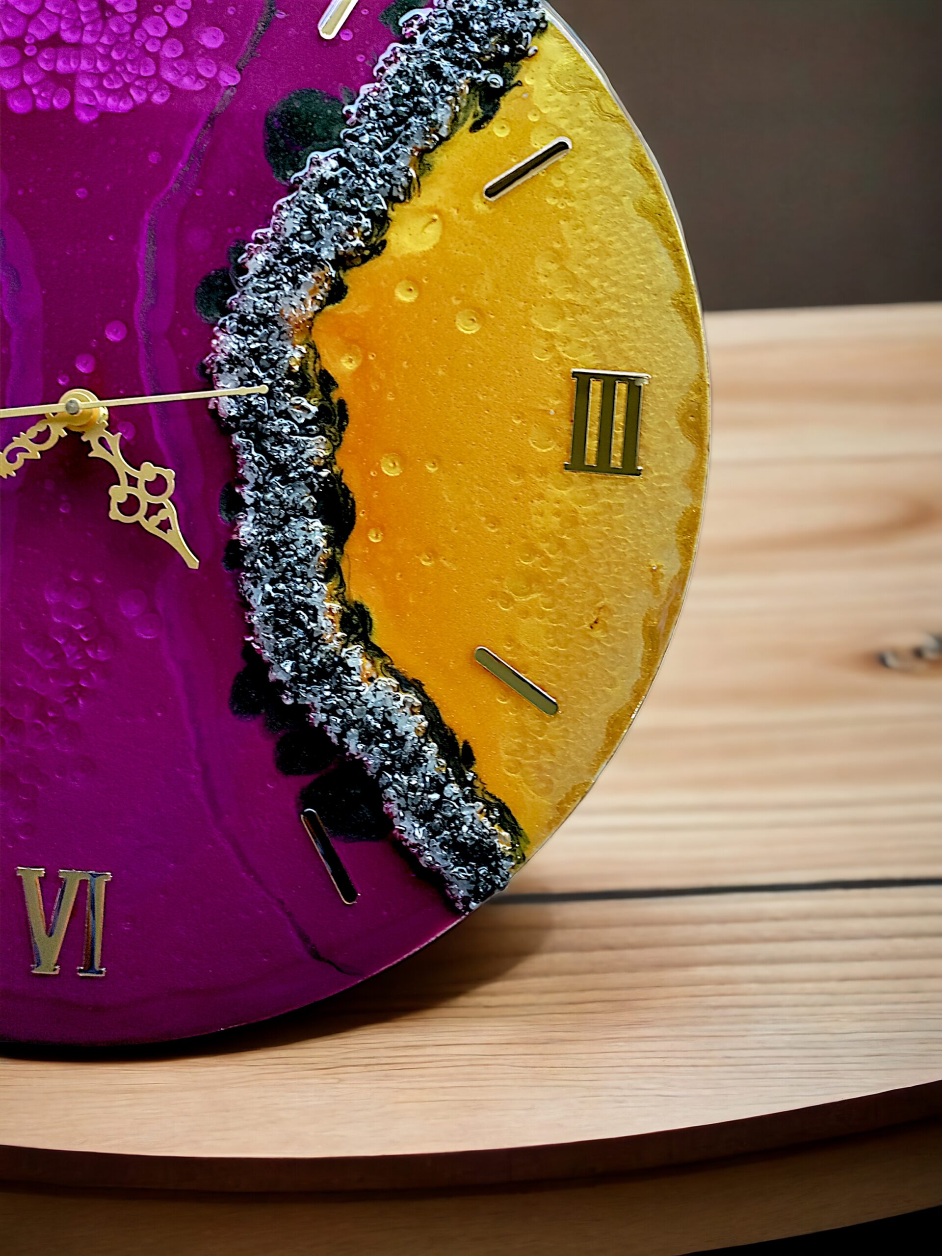 Epoxy Art Wall Clock – Unique & Stylish - Image 3