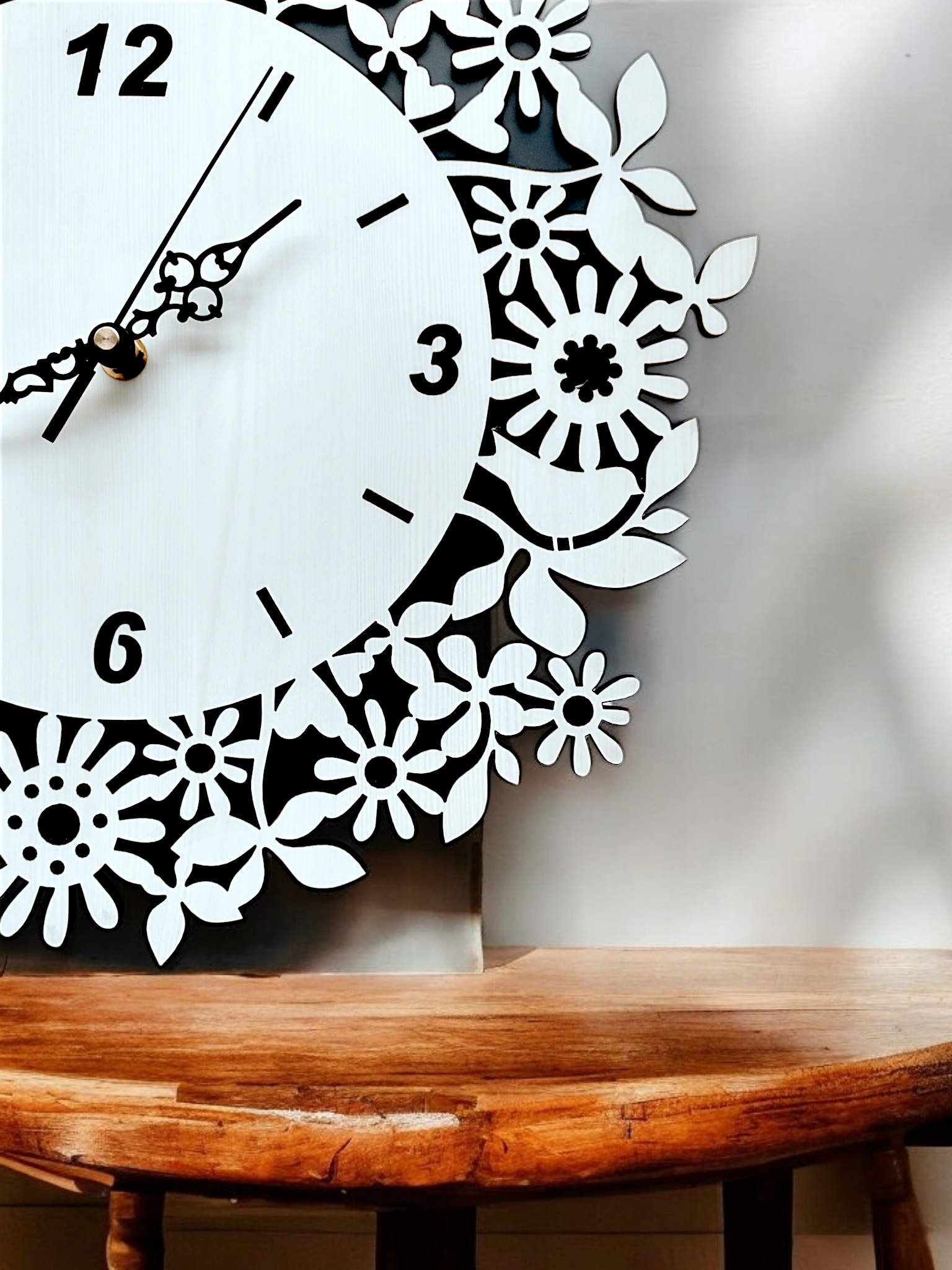 "Elegant Wooden Wall Clock – Timeless Design for Any Space" - Image 2