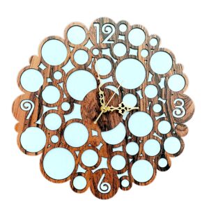 wooden wall clock