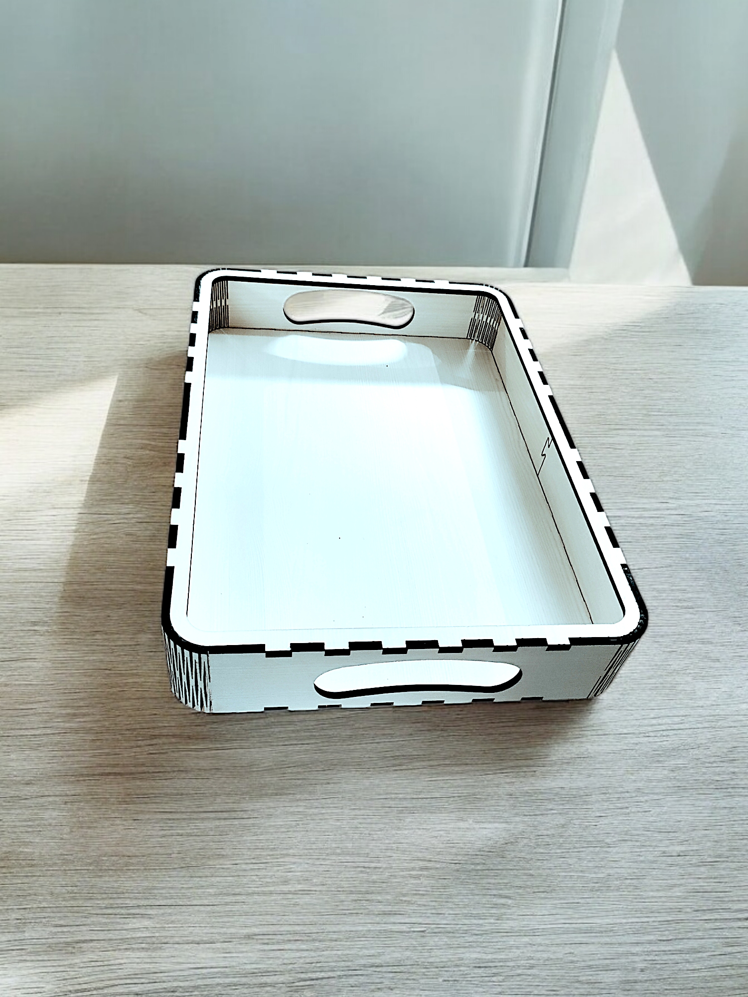 Elegant Wooden Tray Set of 2 – Stylish & Durable Wooden Trays for Dining & Serving - Image 3