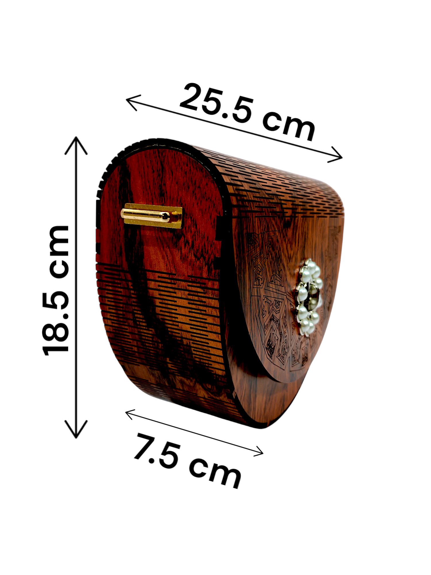 "Elegant Handcrafted Wooden Purse – Stylish & Unique Wooden Handbag" - Image 7