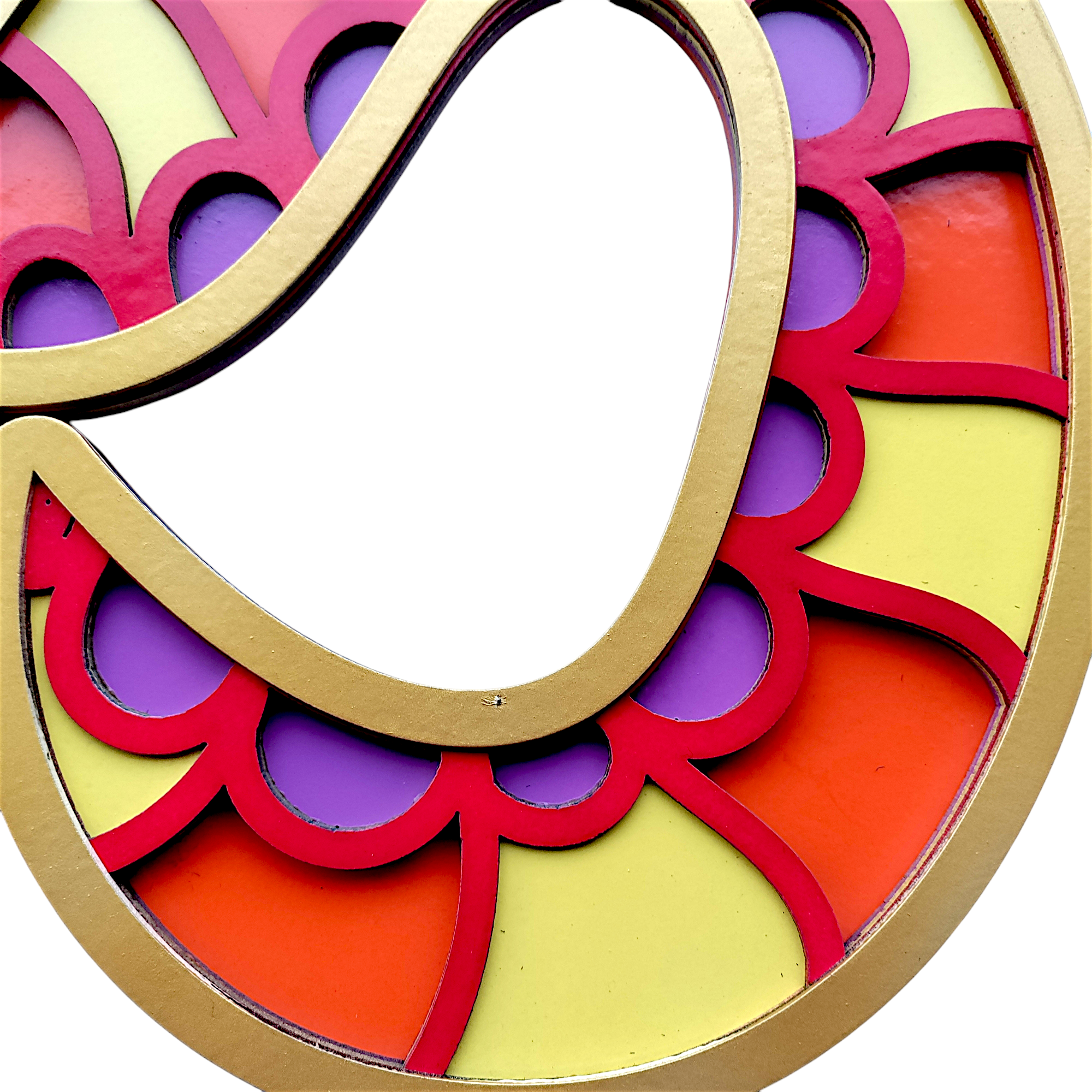 "Om Harmony: Multilayer Mandala Om Wall Art for Spiritual Décor" - Image 3