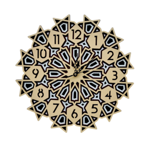 mandala wall clock