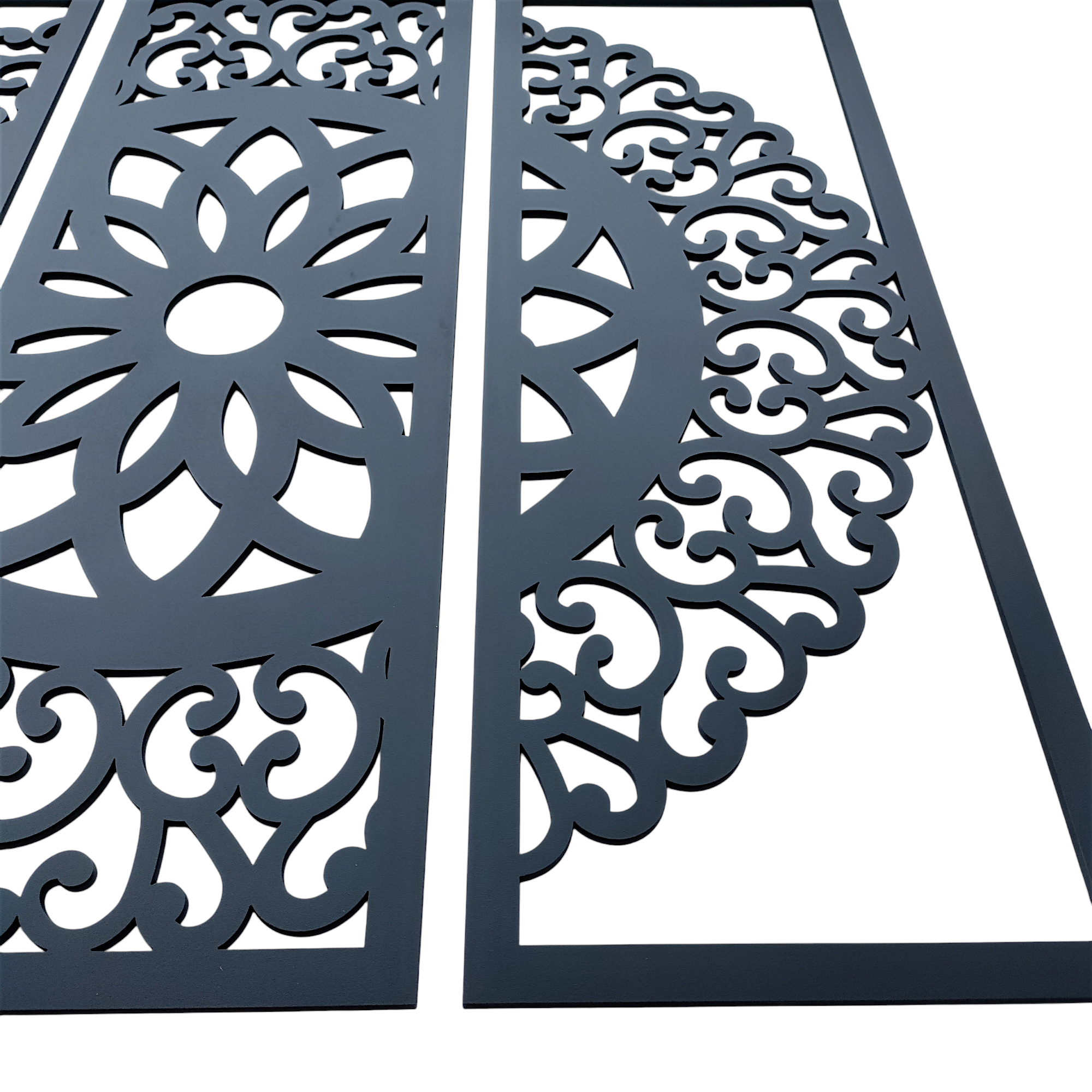 "Wooden 3D Wall Art – Set of 3 Panel Frames" - Image 4