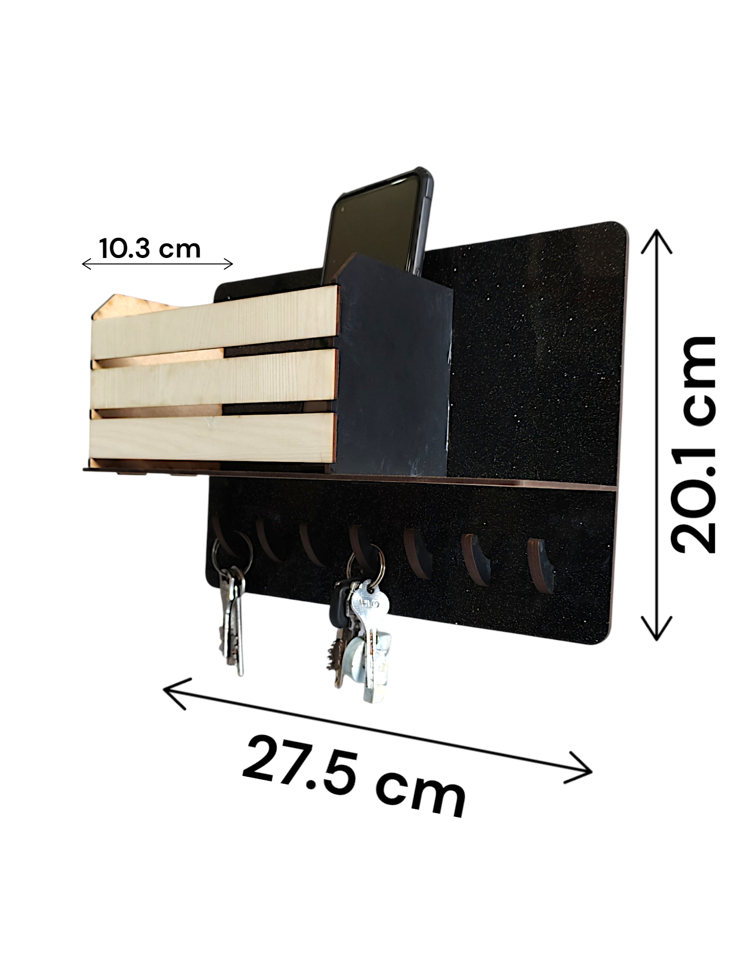 Elegant Wooden Key Holder – Stylish & Functional Organizer - Image 4