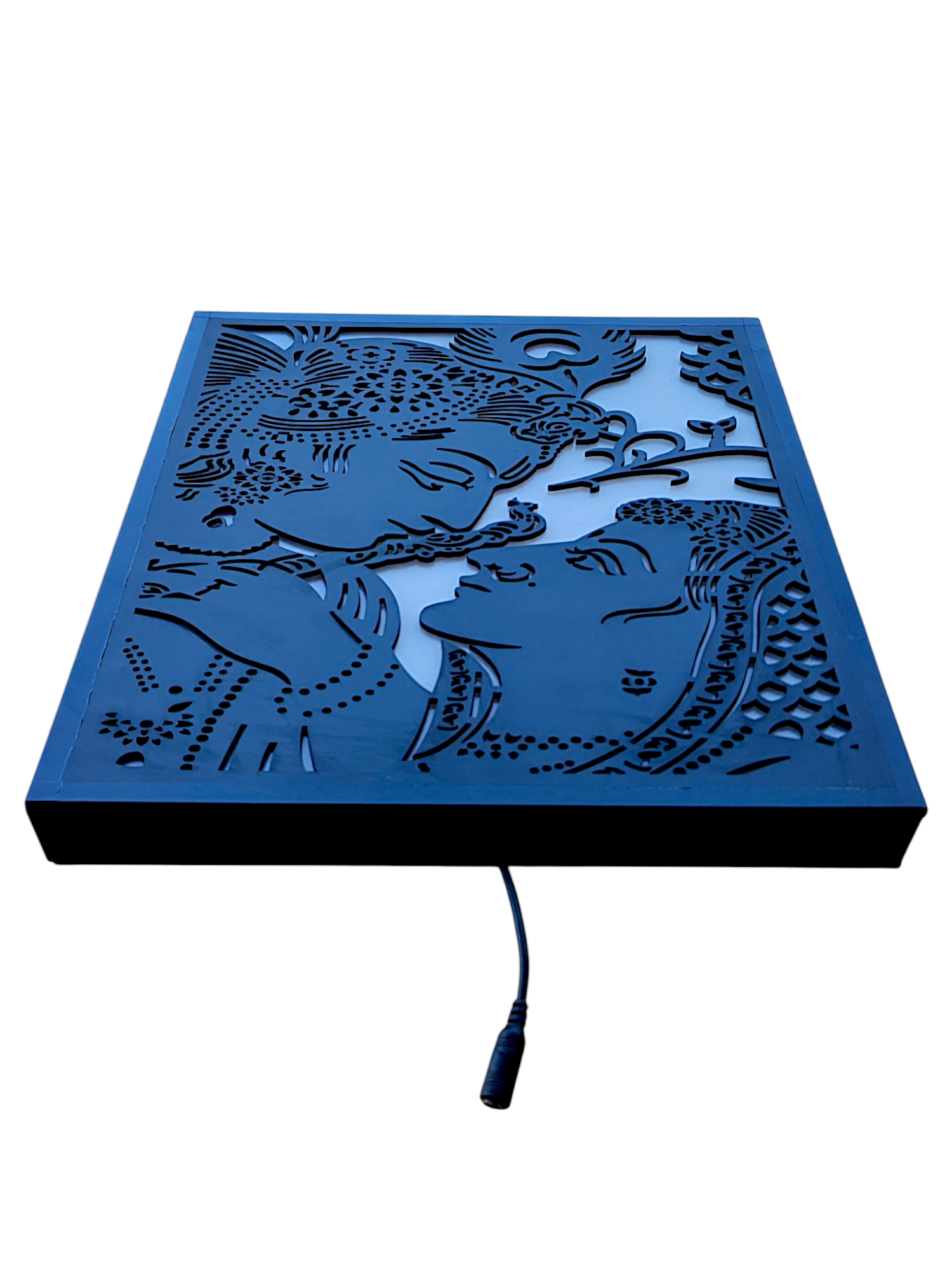 Divine Glow: Radha Krishna LED Wall Decor ✨💖🎨 - Image 2